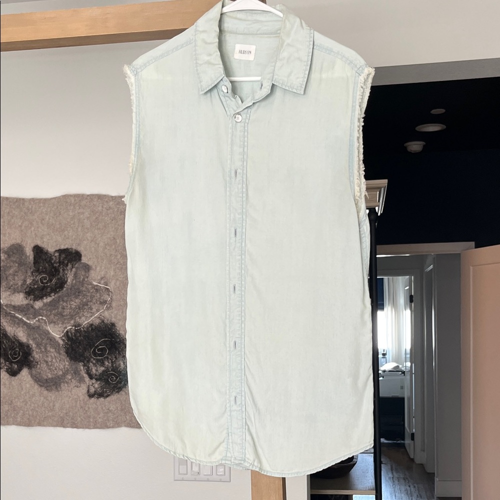 Hudson Jeans Light Blue Denim Top